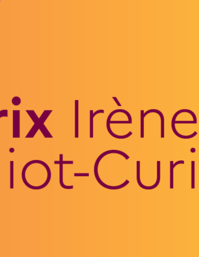 PRIX IRENE JOLIOT CURIE